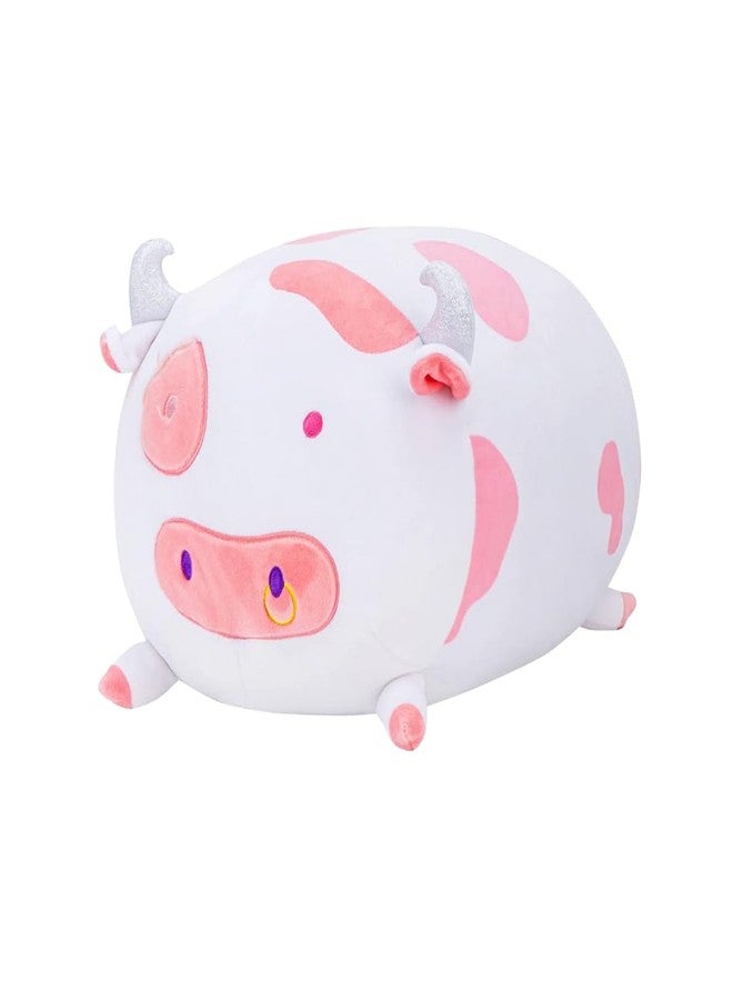 TechMax Solution Stuffed Animals Cute Plush Body Pillow Soft Cow Plushies Squishy Throw Pillow, Kawaii Plush Toys Gift for Girls Boys - Image 1